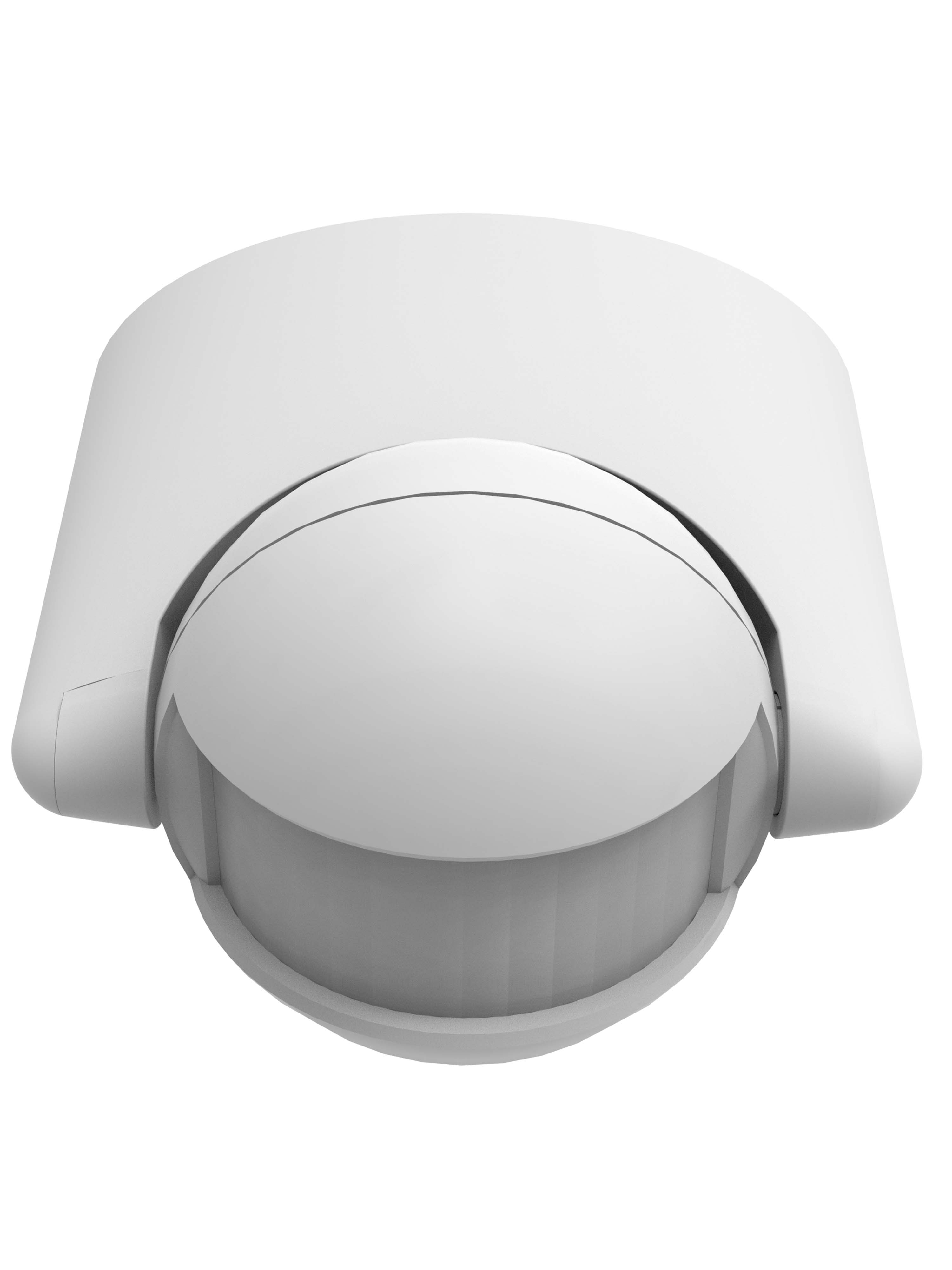 Датчик движения ДД-04 1100Вт 180град 12м IP44 белый DEKRON DEK1213-0004