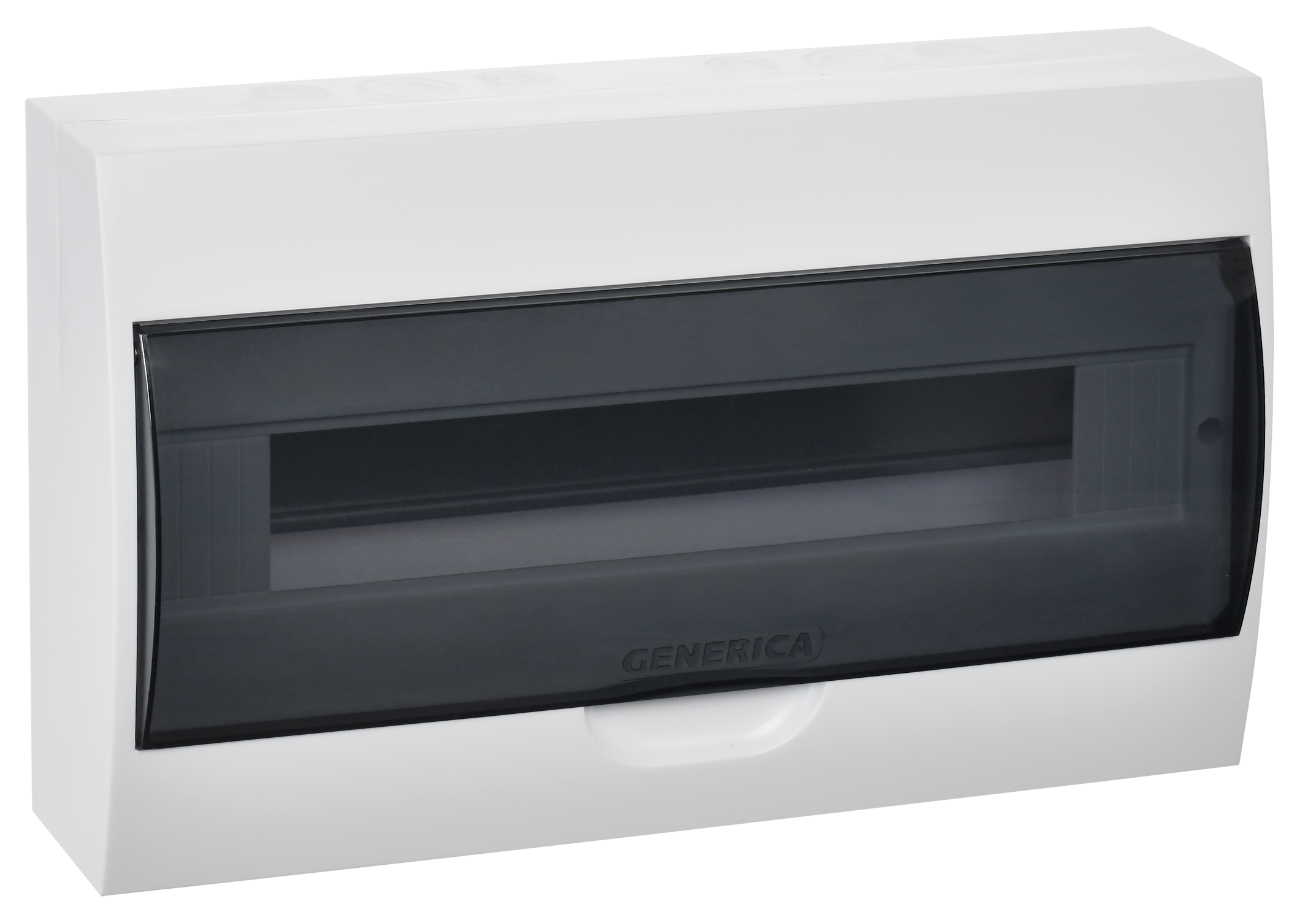 Корпус пластиковый ЩРН-П-18 черная прозрачная дверь IP41 GENERICA MKP12-N-18-41-G