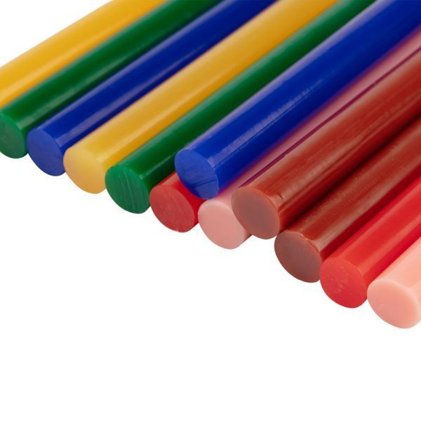 Стержни клеевые Ø11мм, 100мм, цветные (12 шт/уп), блистер REXANT - Фото 2