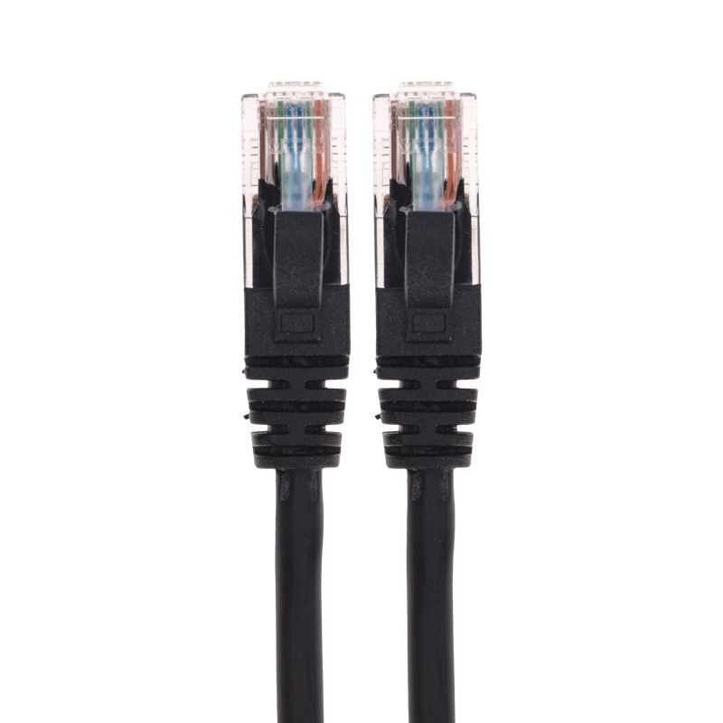 Патч-корд U/UTP, CAT 5e, RJ45-RJ45, 26AWG, LSZH, черный, 0,5м REXANT - Фото 2