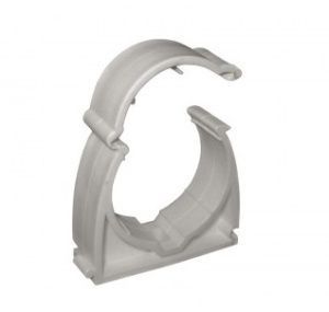 Крепеж с замком д.40мм (50 шт/уп) СЕРЫЙ КЗ-40сер