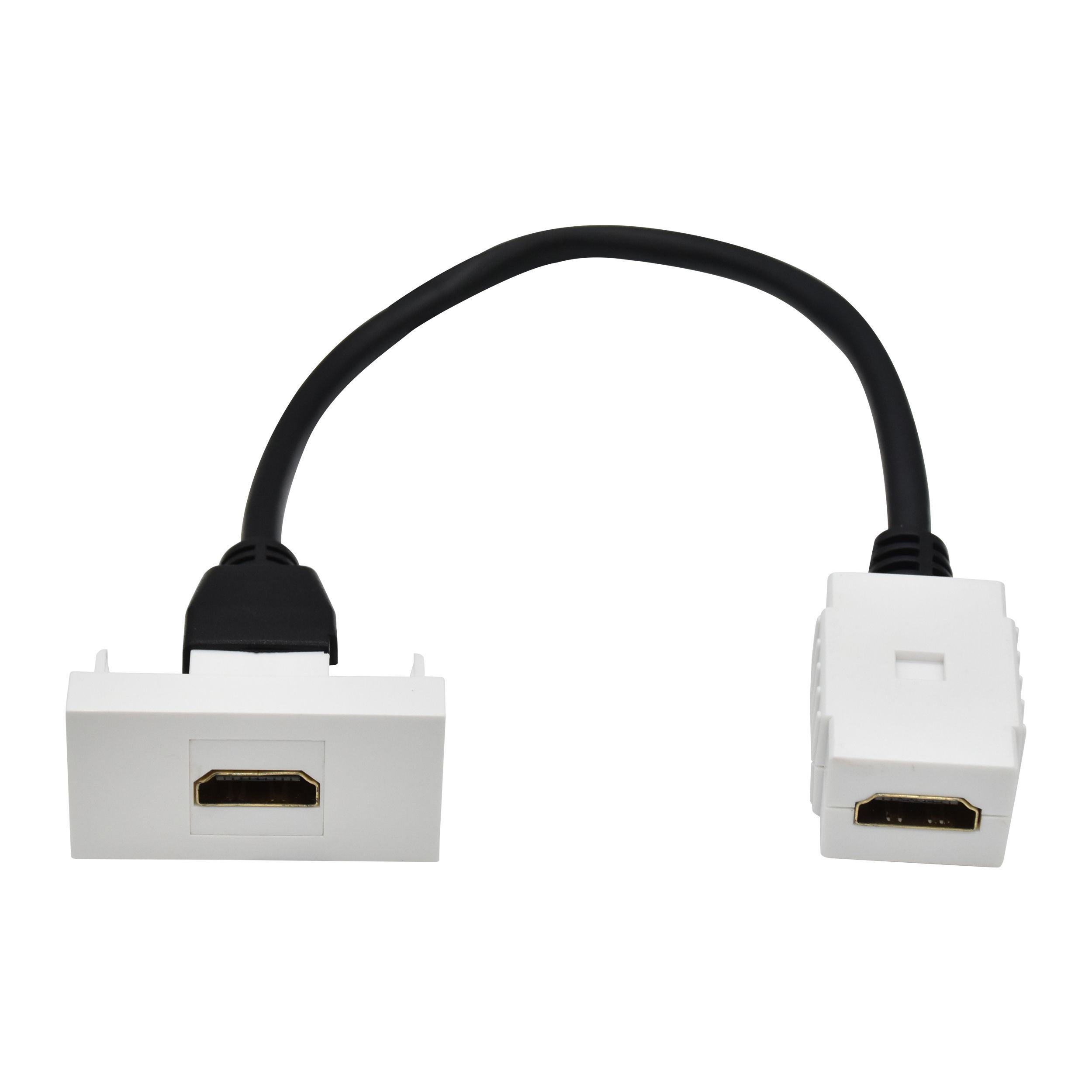 PRIMER РКМ-10-00-П Розетка HDMI M/M (1 модуль) белая IEK - Фото 2