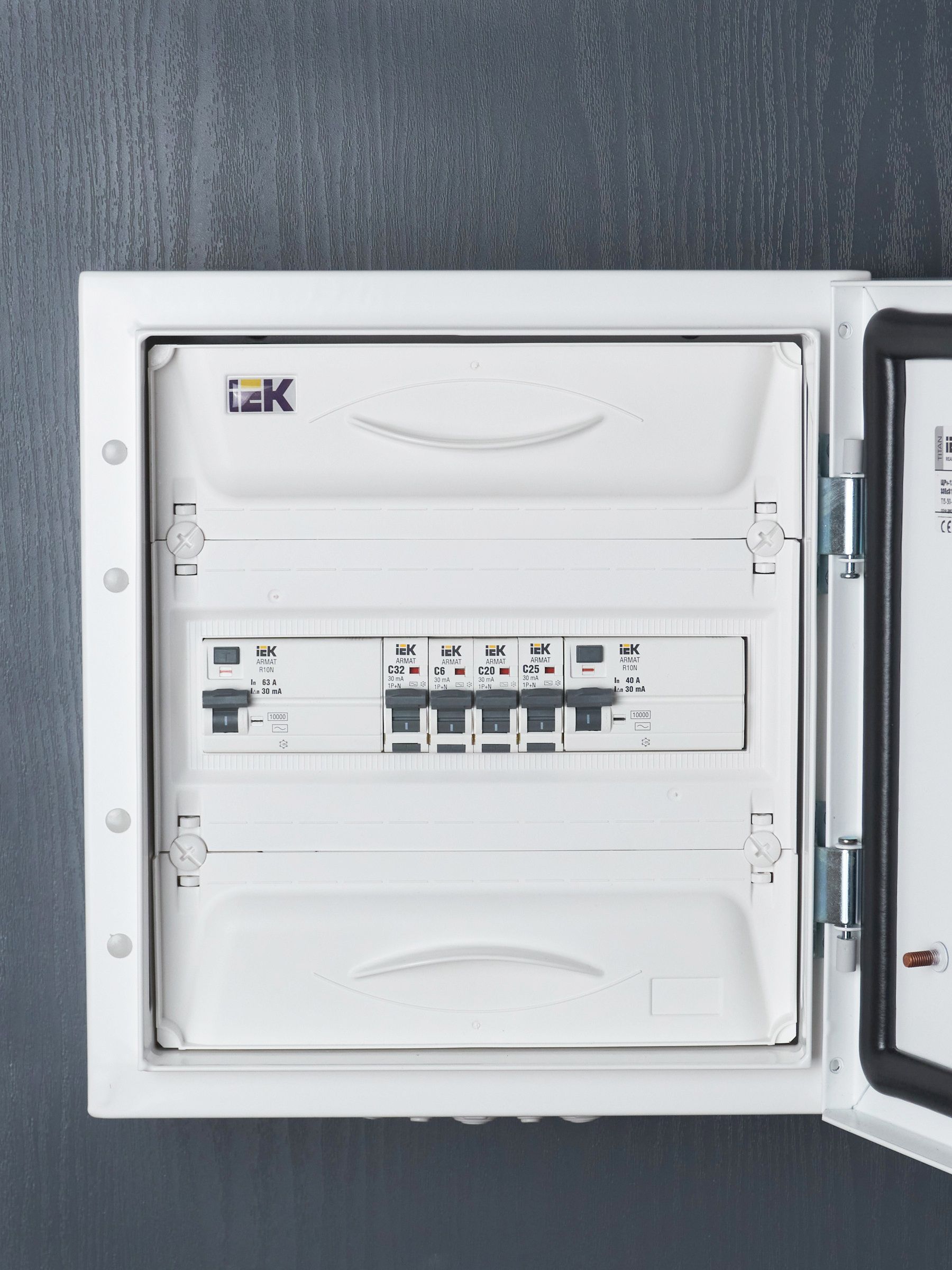 ARMAT Выключатель дифференциального тока R10N 4P 63А 30мА тип AC IEK - Фото 11