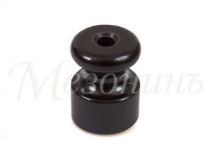 Изолятор искусственная керамика, цвет- коричневый, ТМ "МезонинЪ", (50 шт/уп) GE20025-04