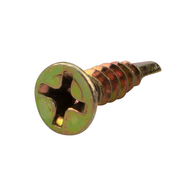 Саморез оконный KRANZ сверло, 3.9х16, желтый цинк, упаковка поставщика ( 20 000 шт. ) 1505-3916-1