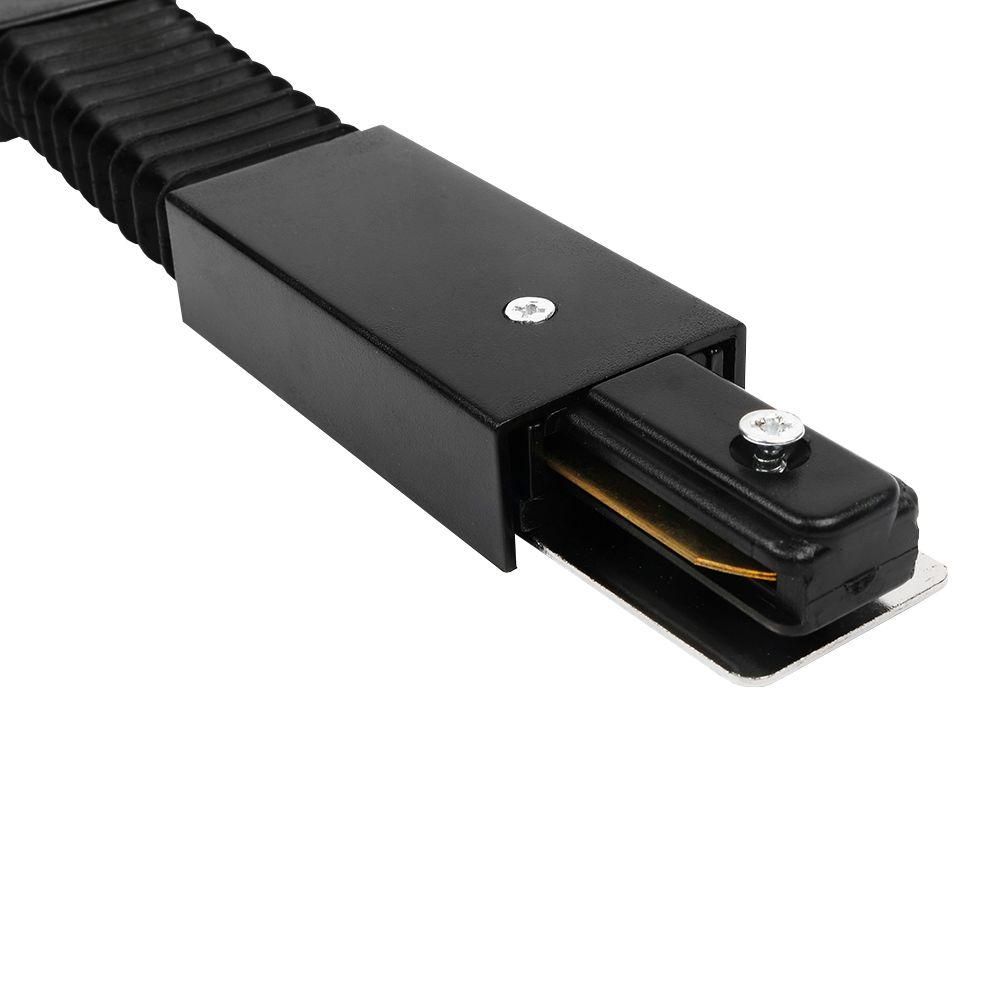 Коннектор для трековых систем PTR PTR CF-BL гибкий чёрный  Jazzway - Фото 5