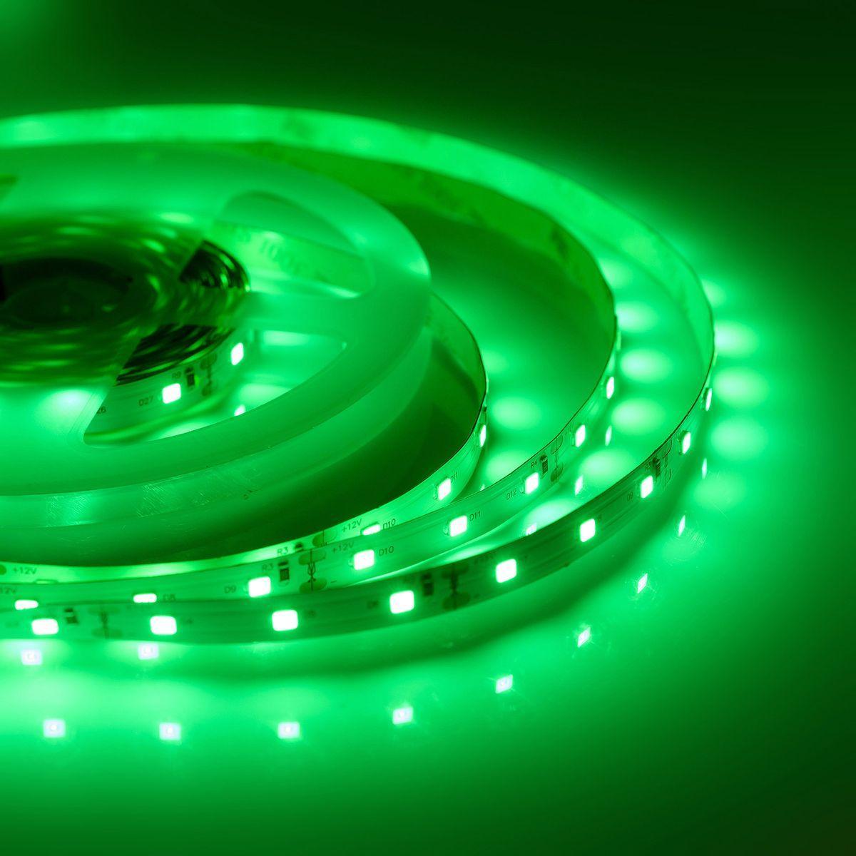 Лента светодиодная в блистере СТ smd3528 60д/м 12В IP20 5м зеленый Apeyron