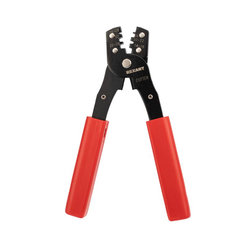 Кримпер HT-202A для обжима неизолированных клемм 0,35-6,0мм² REXANT 12-3031