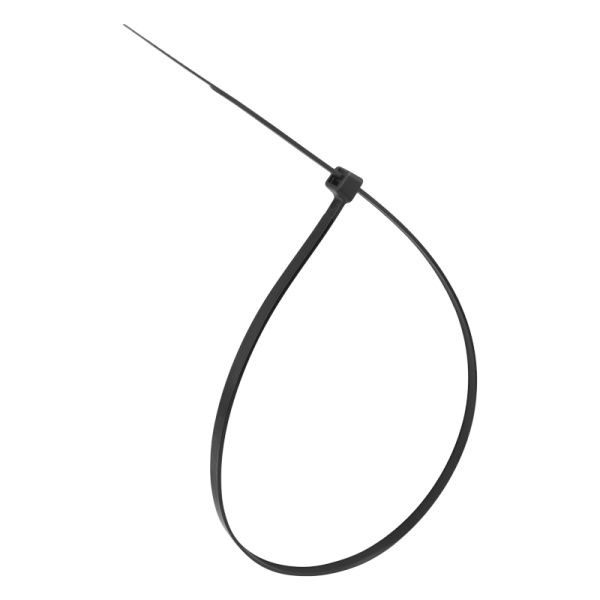 Стяжка кабельная нейлоновая 400x4,8мм, черная (100 шт/уп) REXANT