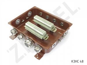 Коробка соединительная КС-40 УХЛ1,5 IP65 латунный ввод ГОФРОМАТИК (ЗЭТАРУС)