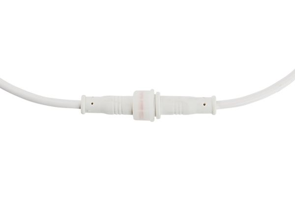 Соединительный кабель (2pin) герметичный (IP67) 2х0.35 мм² белый REXANT - Фото 6