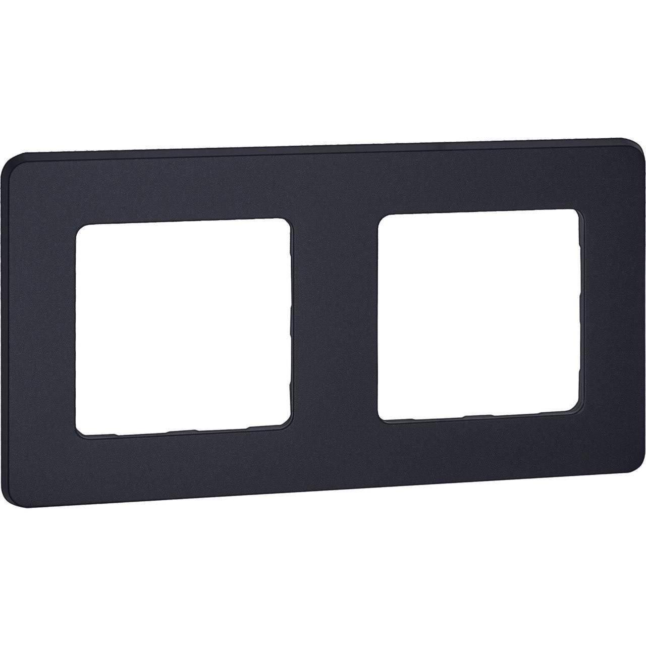 INSPIRIA Рамка 2-местная антрацит 673943