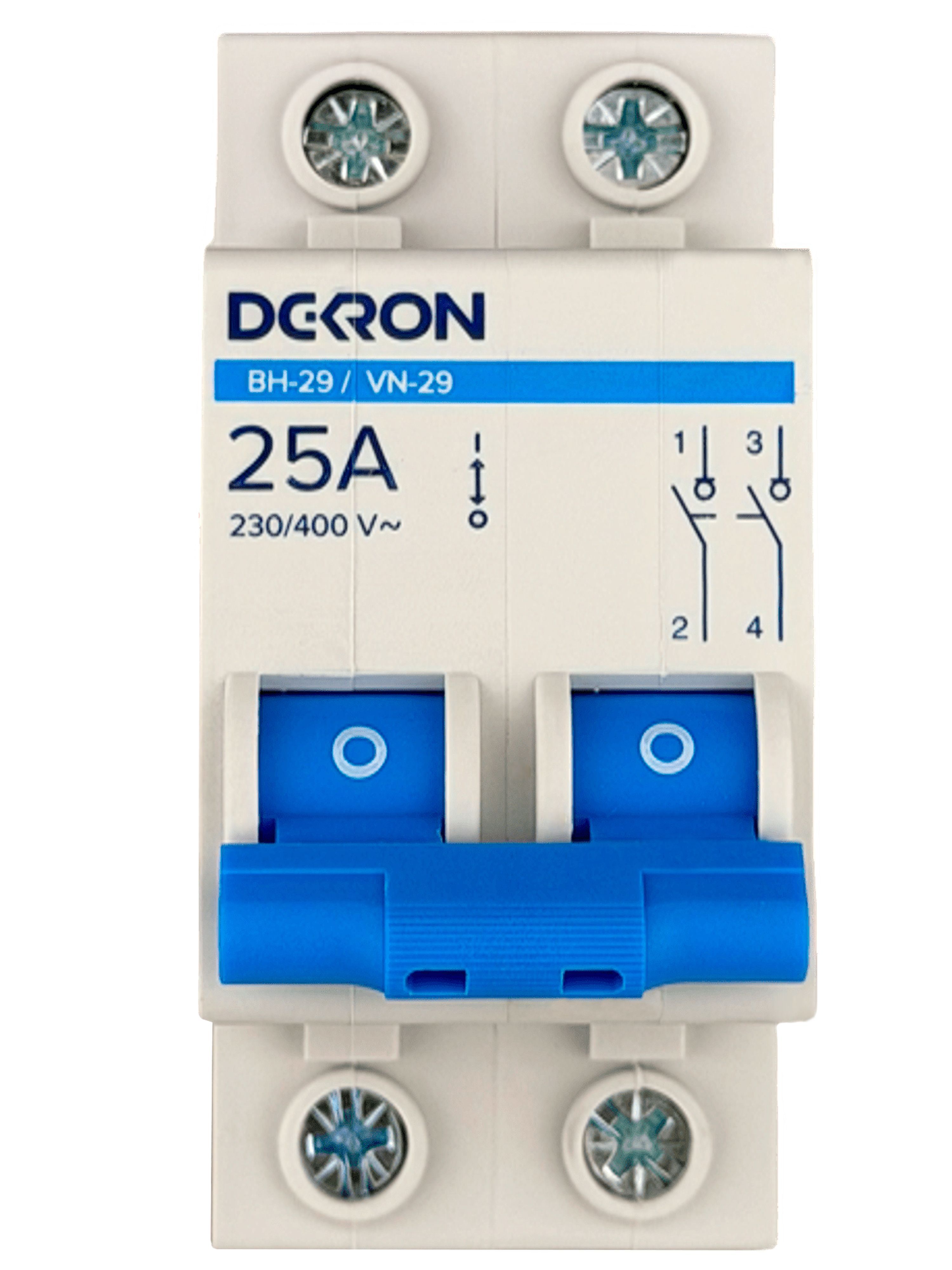 Выключатель нагрузки ВН-29 2P 25А is29-2-25-dek