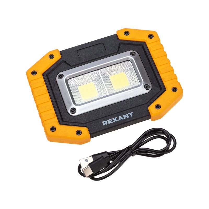 Фонарь прожекторный NEW AGE, трехрежимный, в противоударном корпусе, с функцией Power bank REXANT 75-1700