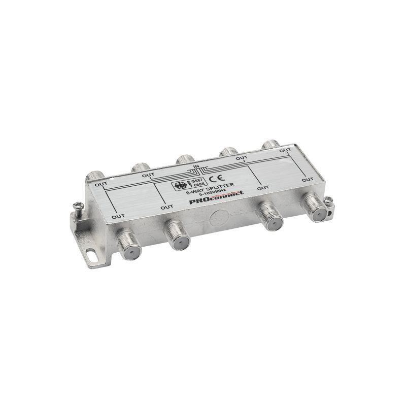 Делитель ТВх8 под F-разъем, 5-1000МГц PROconnect 05-6025