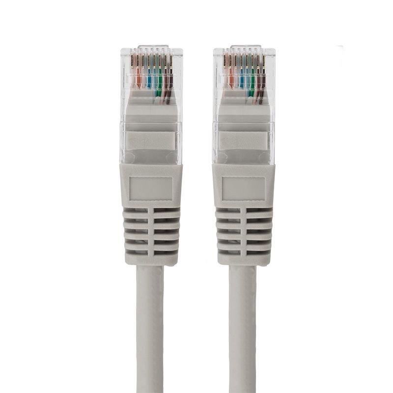 Шнур коммутационный, патч-корд U/UTP RJ45-RJ45, CAT 5e, LSZH серый, 3м REXANT - Фото 4