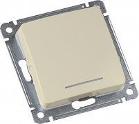 MASTER сл.к. Выключатель 1-кл. с подсветкой ВС10-412-01 