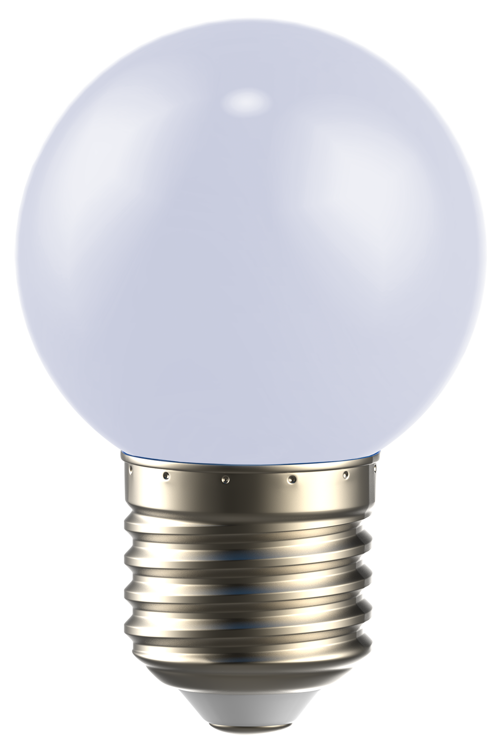 LIGHTING Лампа светодиодная декоративная G45 шар 1Вт 230В холодный белый E27 IEK - Фото 2
