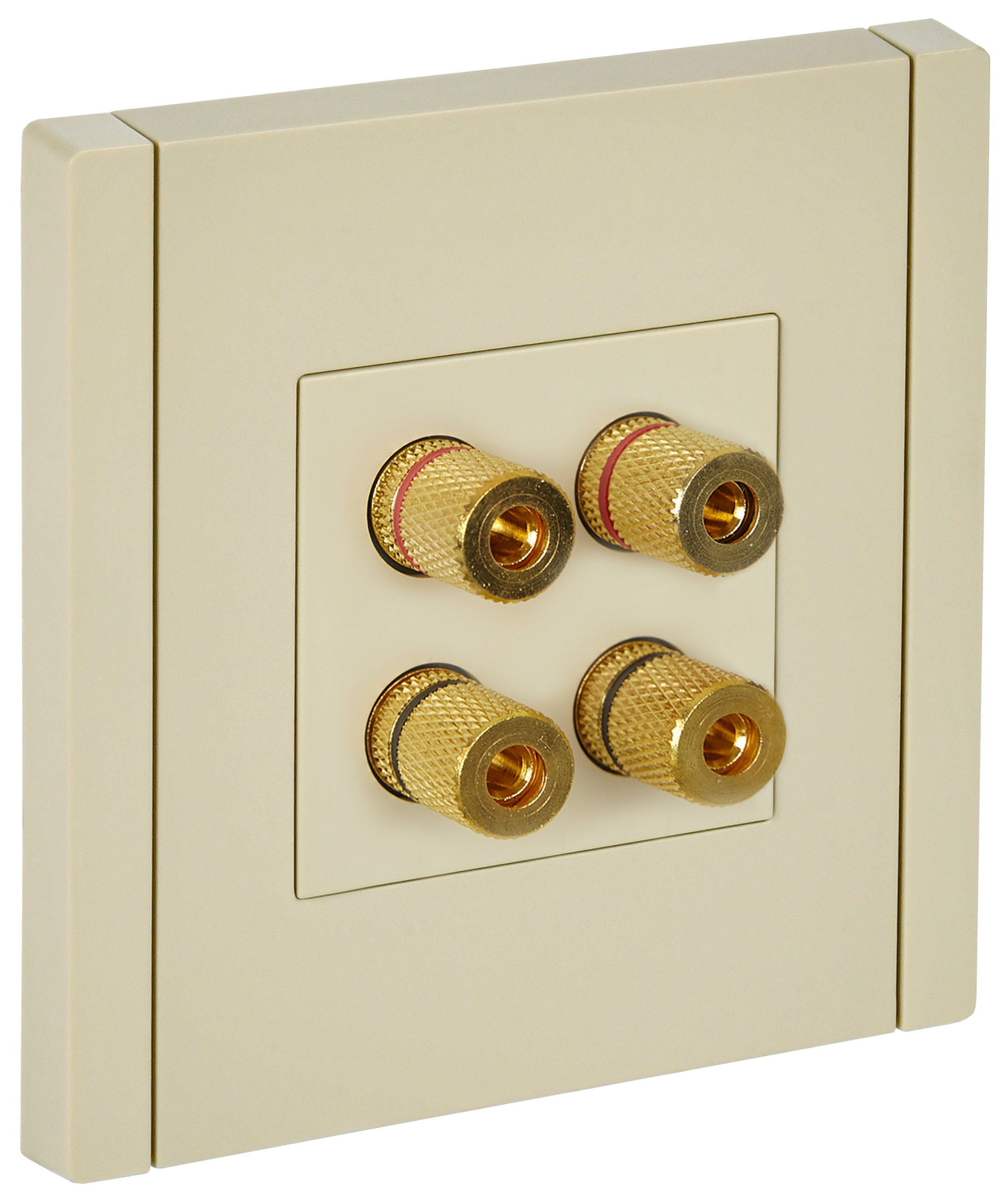 FORTE&PIANO Аудиорозетка 4-местная FP439 ваниль IEK