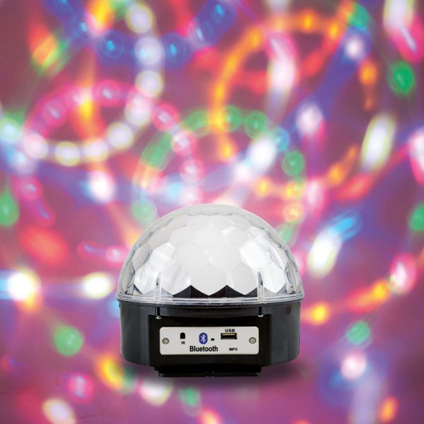 Светодиодная система Диско-шар с пультом ДУ и Bluetooth, 230 В - Фото 2