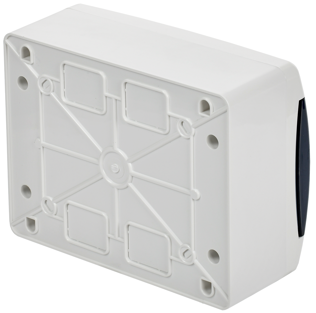 UNION Compact Корпус пластиковый ЩРН-П-8 IP41 черная прозрачная дверь IEK - Фото 5