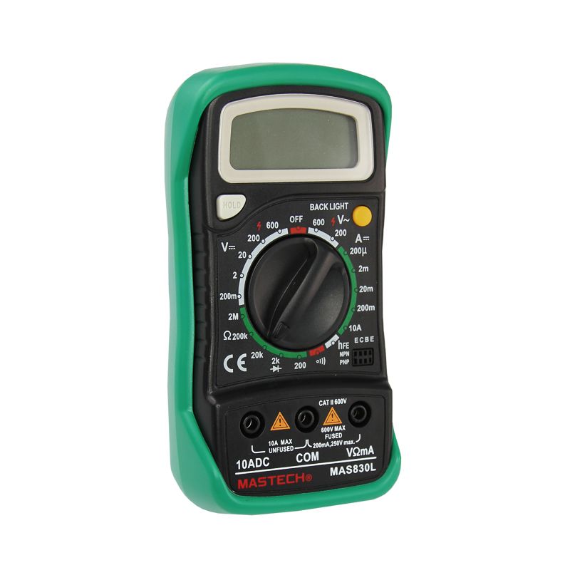 Портативный мультиметр MAS830L MASTECH - Фото 2