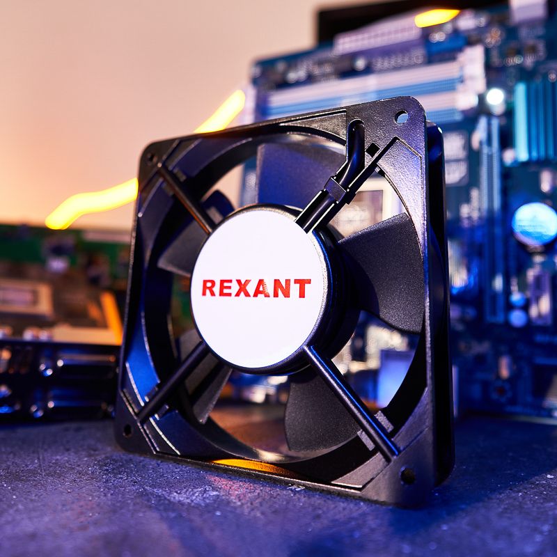 Вентилятор RQA 12025HSL, AC 220В REXANT - Фото 2
