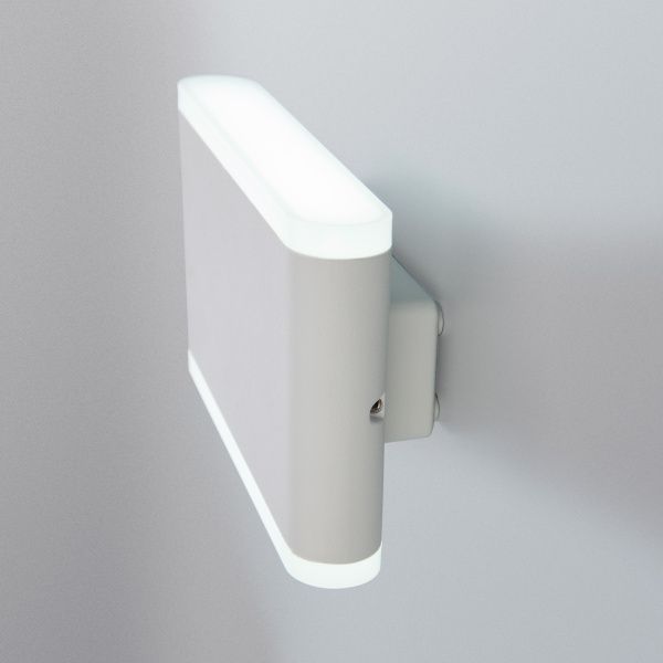 Светильник светодиодный уличный настенный Cover белый 1505 TECHNO LED Elektrostandard - Фото 2