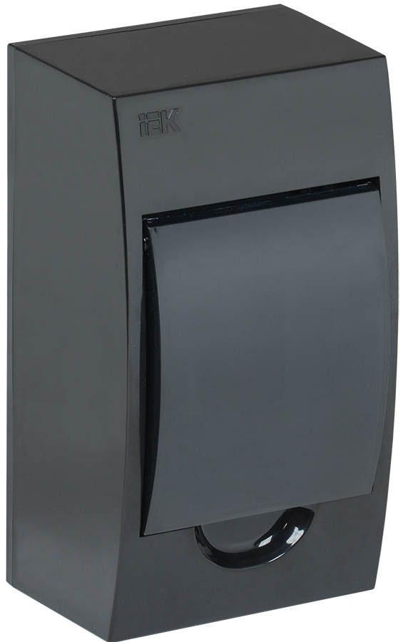 KREPTA 3 Корпус пластиковый ЩРН-П-4 IP41 черный IEK
