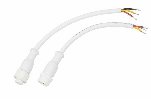 Соединительный кабель (3pin) герметичный (IP67) 3х0.5мм²  белый  REXANT - Фото 3