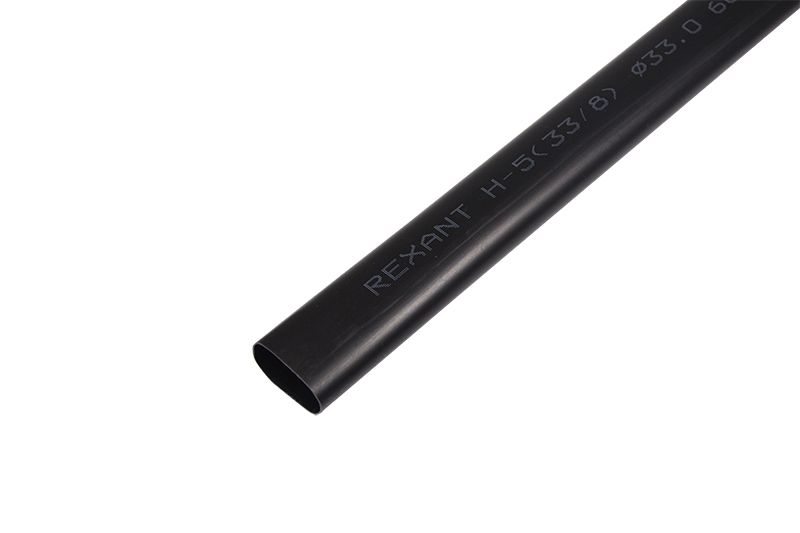 Трубка термоусаживаемая СТТК (3-4:1) среднестенная клеевая 33,0/8,0мм, черная, упаковка 4 шт. по 1м REXANT 26-0033