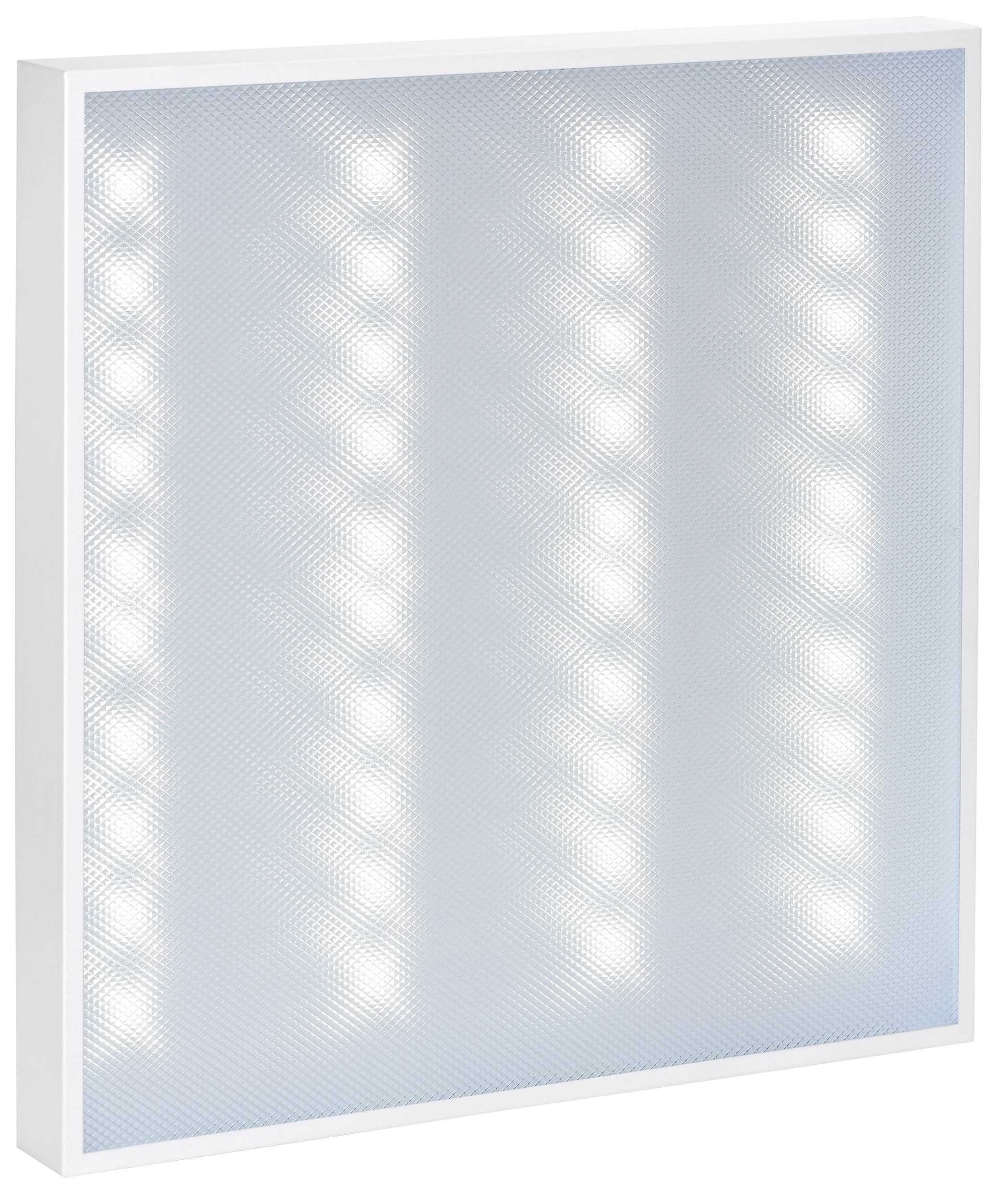 LIGHTING PRO Светильник светодиодный ДВО 1001 40Вт 6500К IP40 595х595мм призма IEK - Фото 2