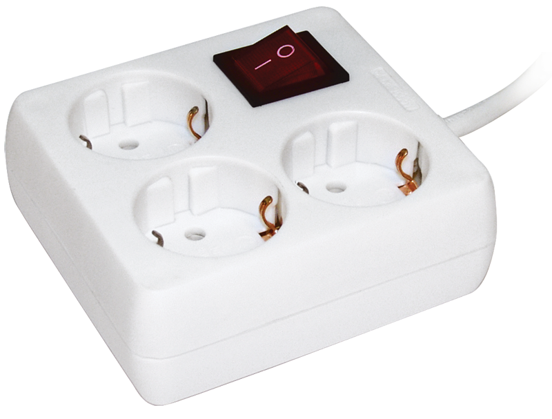 Удлинитель У-С03К 3 места с заземлением 3м 3х1мм2 16А/250 IEK