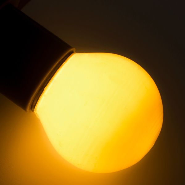 Лампа накаливания e27 10 Вт белая колба - Фото 4