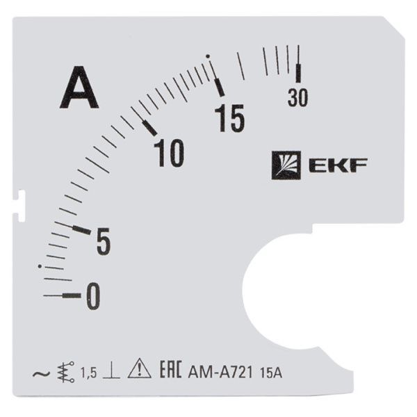 Шкала сменная для A721 15/5А-1,5 EKF