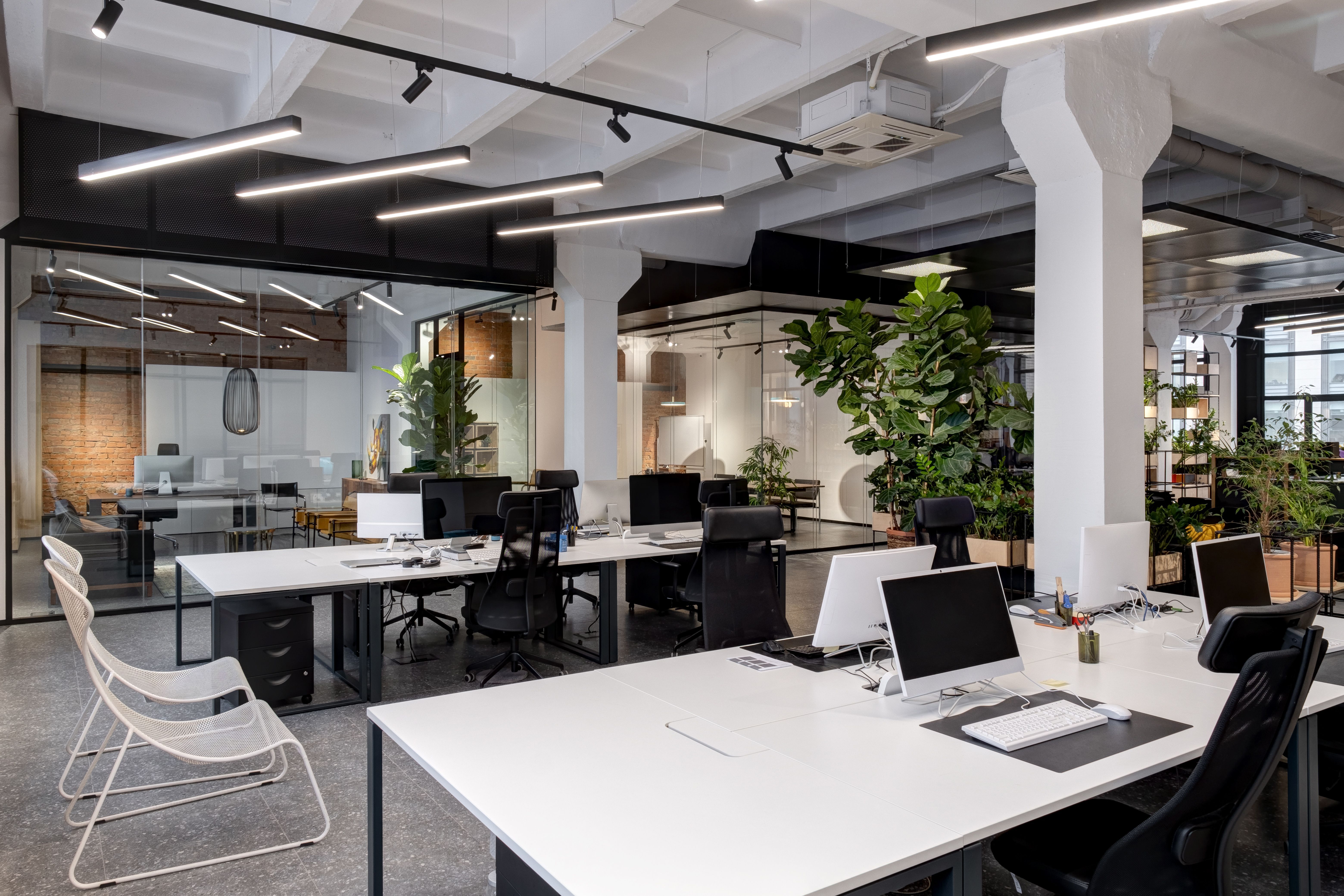 LIGHTING Светильник светодиодный линейный 1011 40Вт 4000К 1200х54х58мм черный IEK - Фото 6