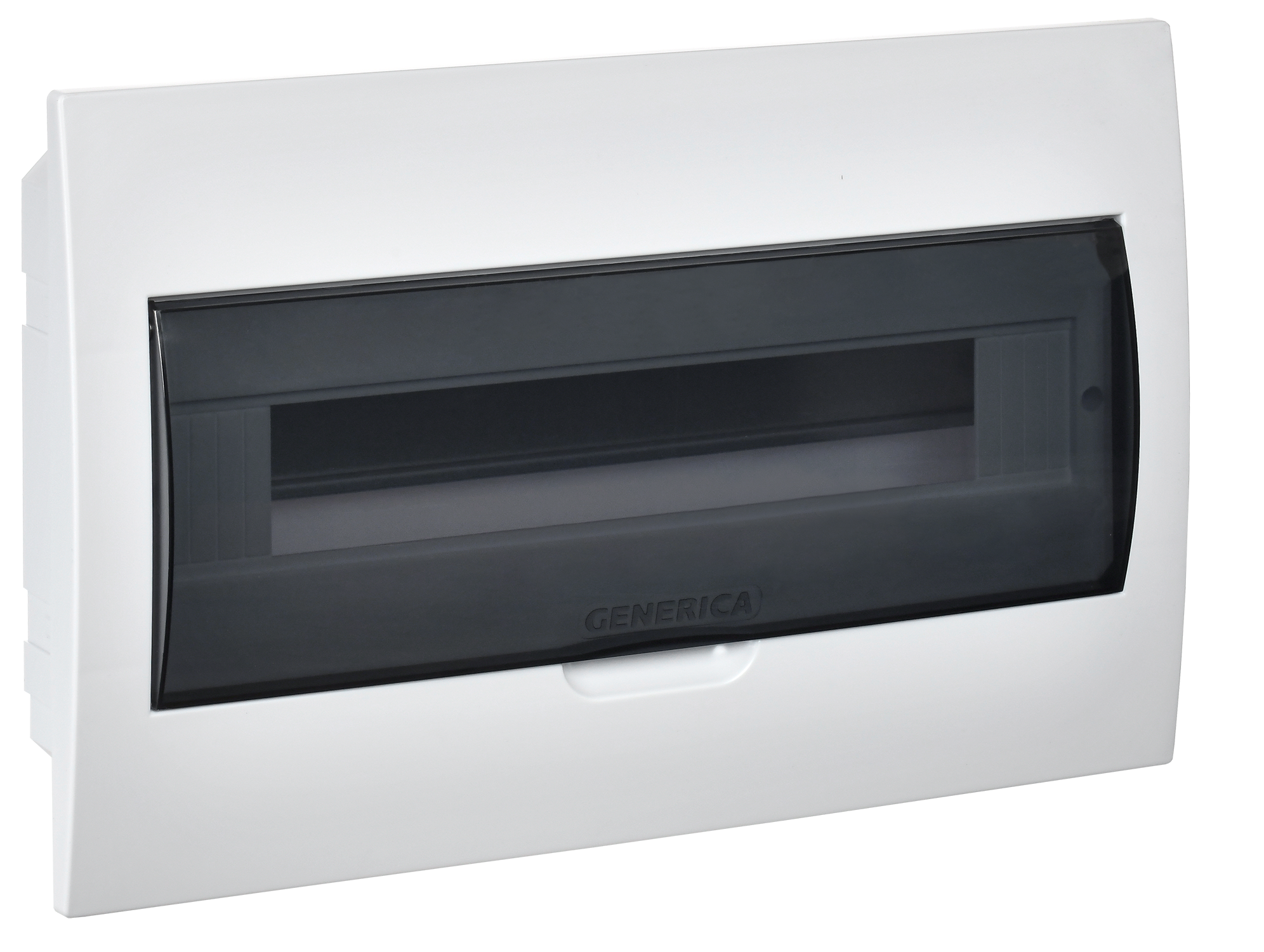 Корпус пластиковый ЩРВ-П-18 черная прозрачная дверь IP41 GENERICA MKP12-V-18-41-G
