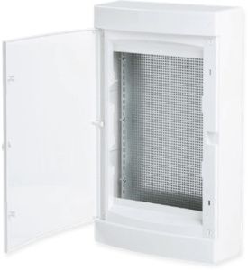 Щит слаботочный навесной "Unix" прозрачная дверь 3 габарит 485x287x112 IP40 ux-3m-n