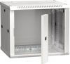 ITK Шкаф настенный LINEA W 6U 600х450мм дверь стекло RAL 7035 LWR3-06U64-GF