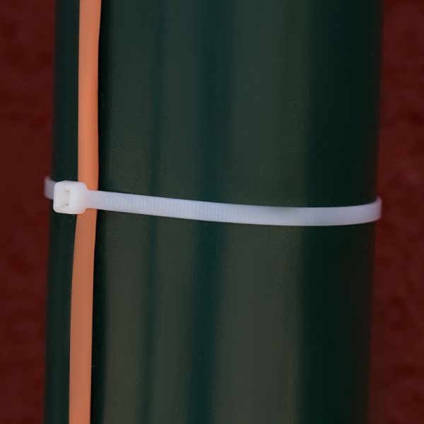 Хомут-стяжка нейлоновая 400x4,8мм, белая (25 шт/уп) REXANT - Фото 3