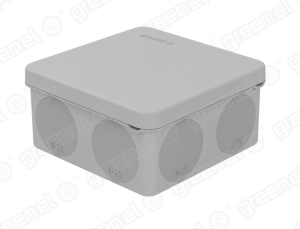 Коробка для прямого монтажа о/п 100х100х50 IP67 безгалог (HF) атмосферост. (48 шт.) GREENEL PRO GE42455