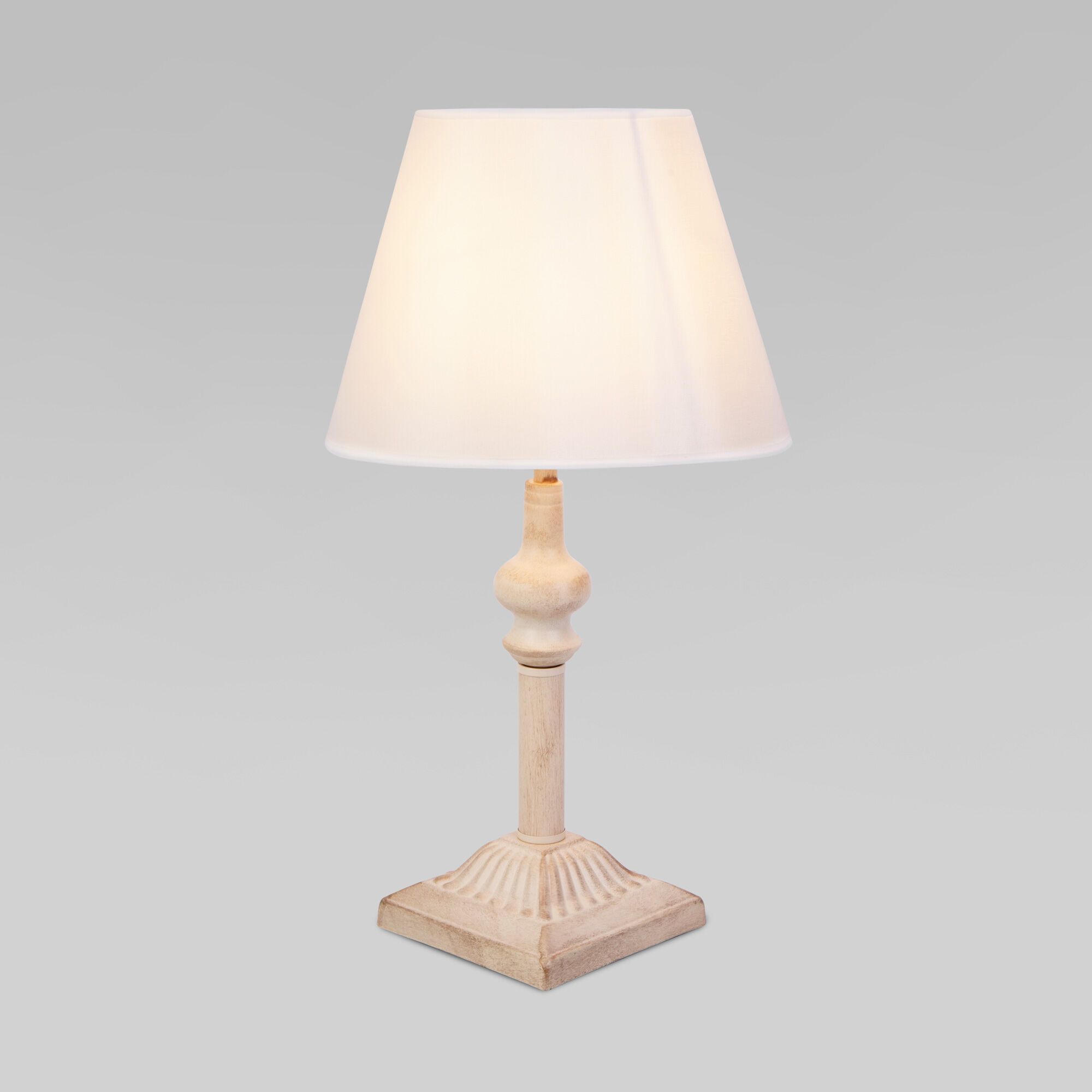 Классическая настольная лампа 01061/1 белый с золотом Eurosvet - Фото 5