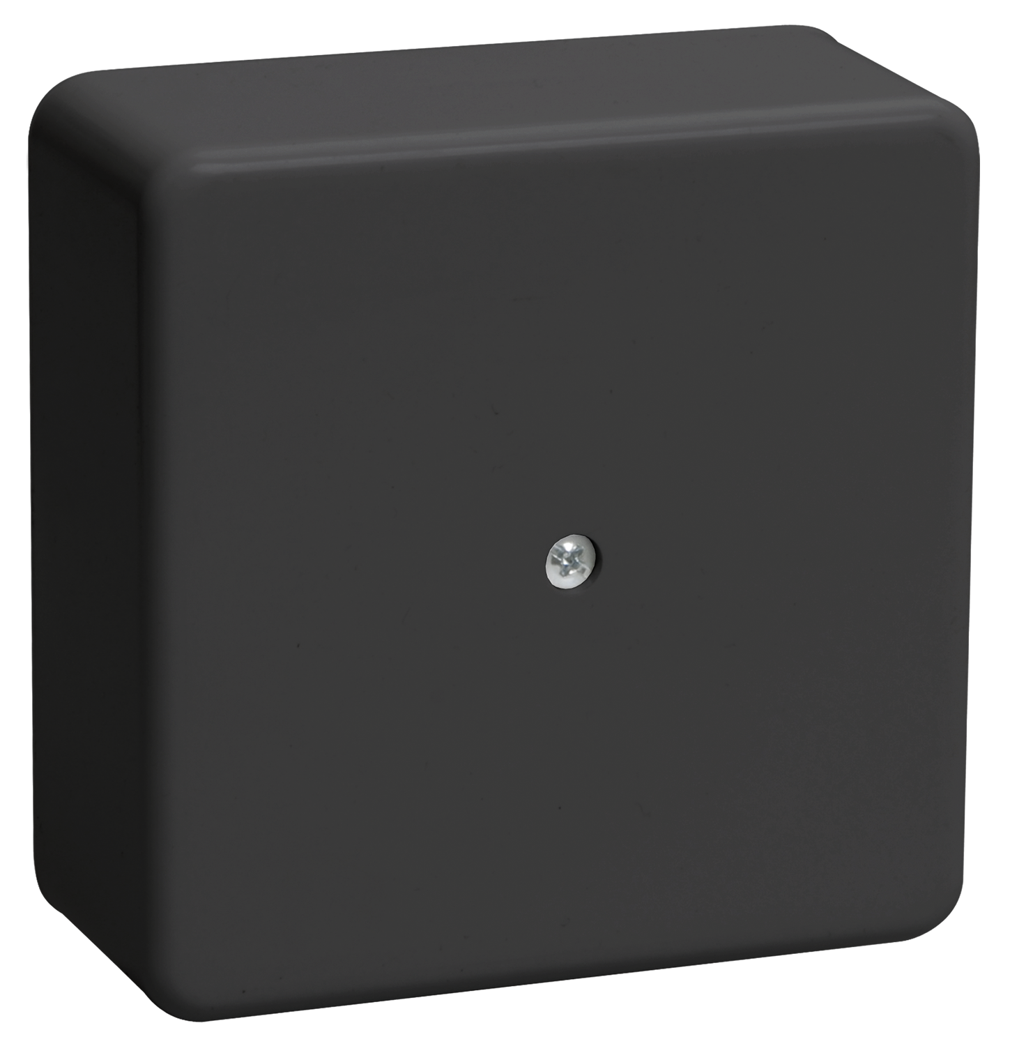 Коробка распаячная КМ для открытой проводки безгалогенная (HF) 100х100х29мм черная (RAL 9005) IEK UKO10-100-100-029-K02-E