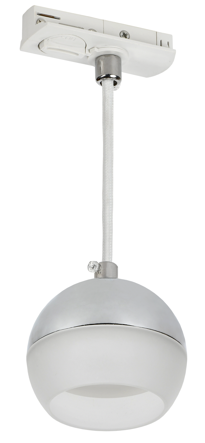 LIGHTING Светильник 4119 декоративный трековый подвесной под лампу GX53 хром IEK