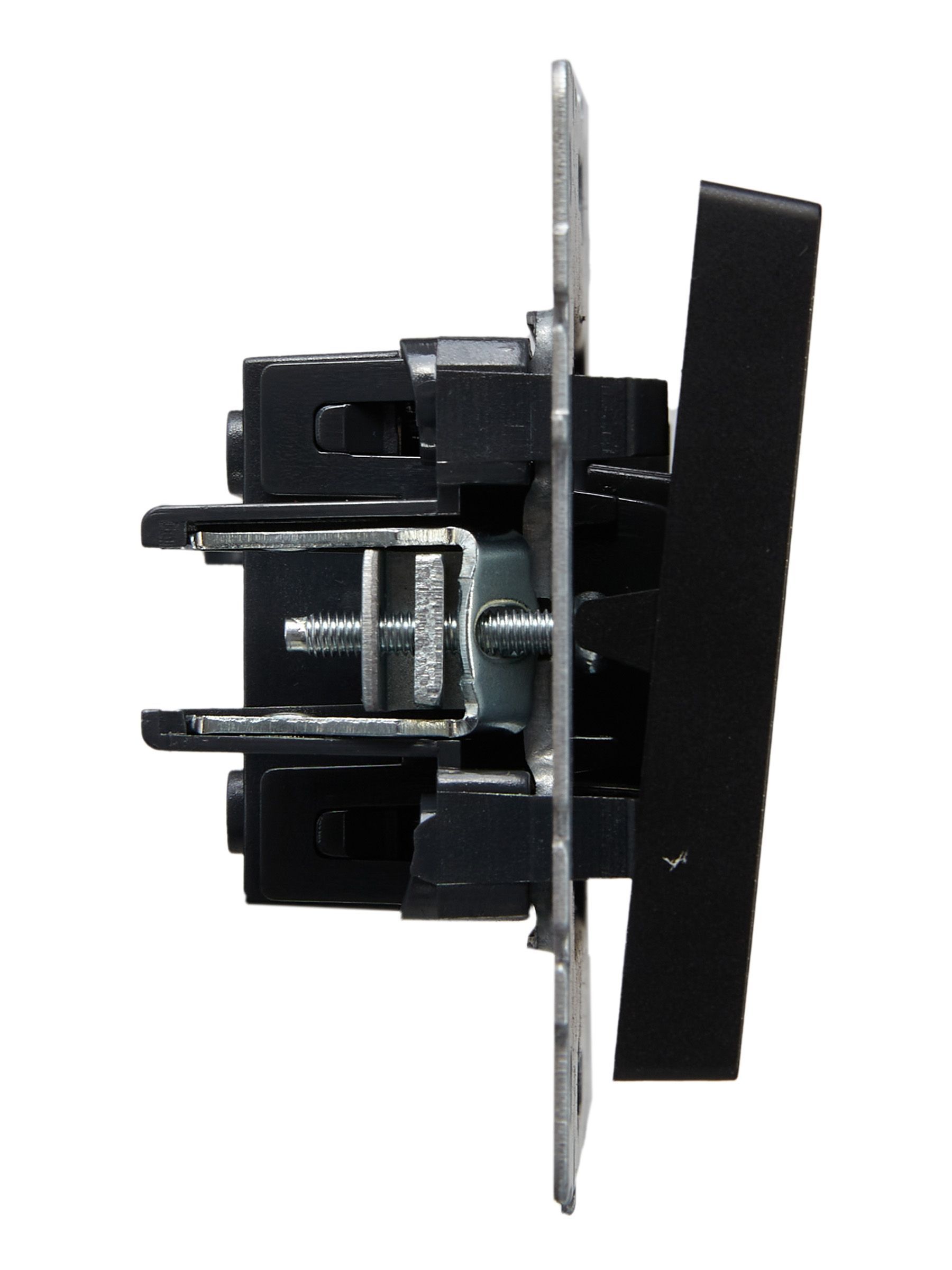 BRITE Выключатель 1-клавишный 10А ВС10-1-0-БрЧ черный IEK - Фото 7