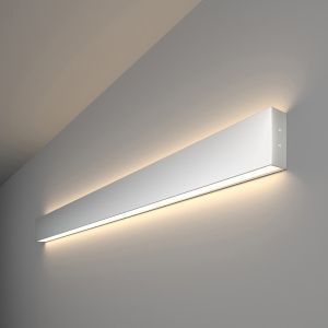 Светильник светодиодный линейный накладной двусторонний 103см 40Вт 4200К матовое серебро 101-100-40- a041469