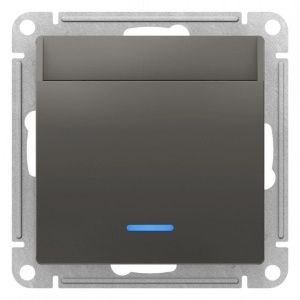 Выключатель карточный СП AtlasDesign 10А IP20 без задержки времени механизм сталь SE ATN000967 1324388