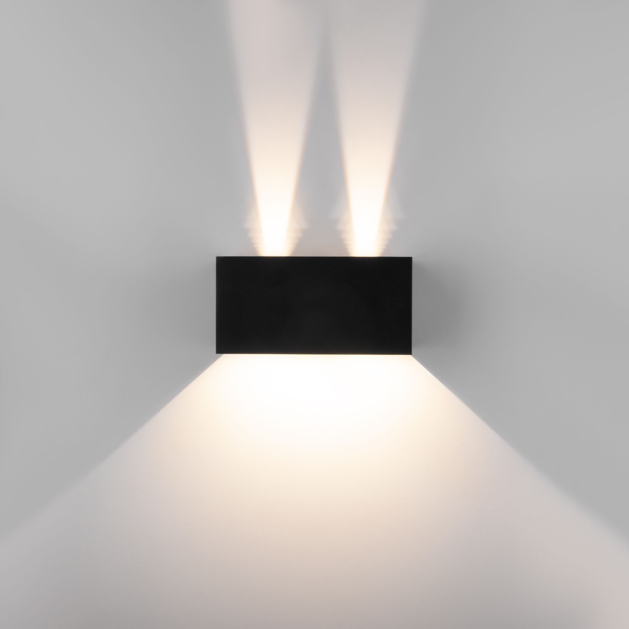 Светильник светодиодный уличный настенный WINNER DOUBLE LED IP54 35137/W черный Elektrostandard - Фото 6