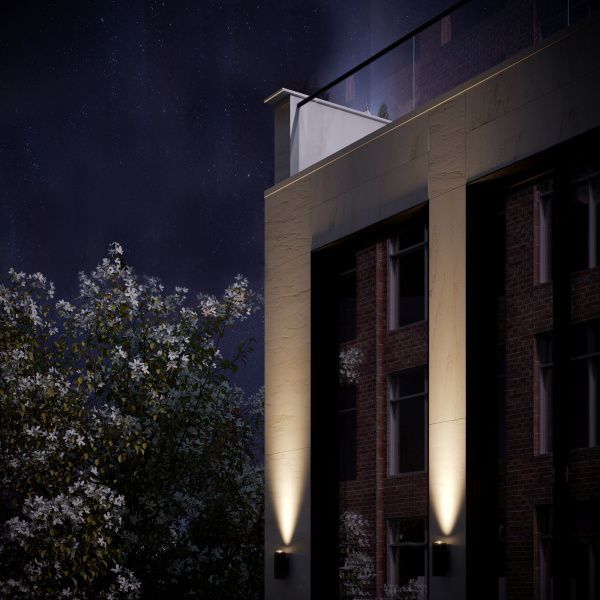Светильник садово-парковый со светодиодами Column LED 35138/U черный Elektrostandard - Фото 2
