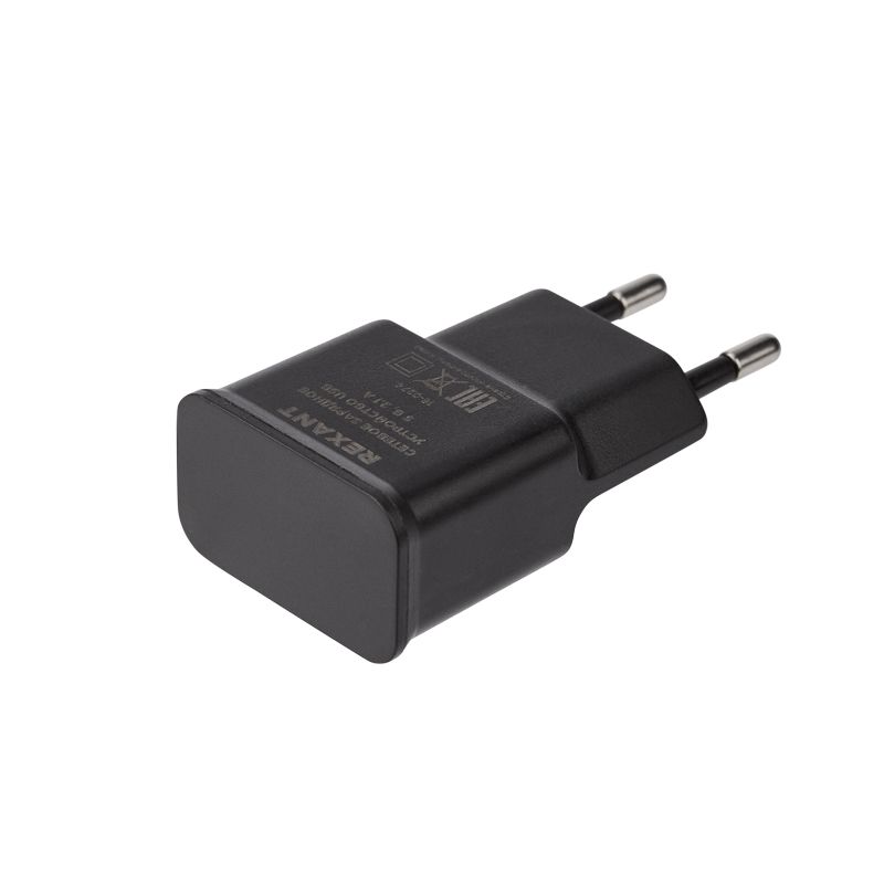Сетевое зарядное устройство REXANT USB, 5V, 2.1 A, черное - Фото 3